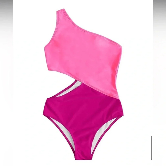 NWOT Blooming Jelly Womens One Piece Cutout Swimsuits Sexy High Cut Bathing Suit - Picture 3 of 3